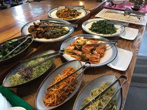 Bibimbap at Bitgaram Vegan Buffet 빛가람채식뷔페" in Chungju