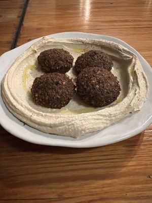 Humus con falafel   at Basilicom in Koh Samui