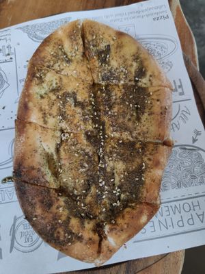 Focaccia Zaatar (Delicious) at Basilicom in Koh Samui