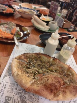 Zataar vegan bread at Basilicom in Koh Samui