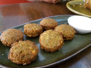 Falafels at Basilicom in Koh Samui