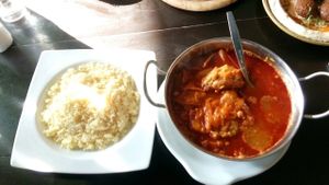 Vegsoup with kuskus at Basilicom in Koh Samui