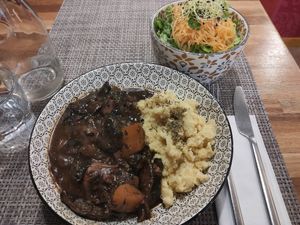 Vegan main at Mama Gaia in Vence