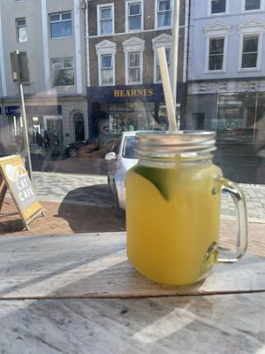 Pina-cat-lada at Pause Cat Cafe in Bournemouth