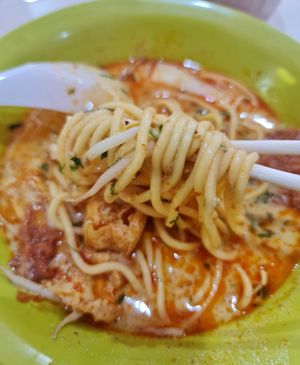 Laksa Yellow Noodle ~ 13/6/22 at Yu Yuan Vegetarian Stall 裕元齋素食 in Central Singapore