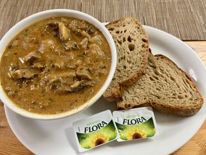 Mushroom Stroganoff   at World Peace Cafe  in Brighton