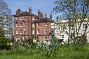 The cafe is located inside Bodhisattva KMC at World Peace Cafe  in Brighton