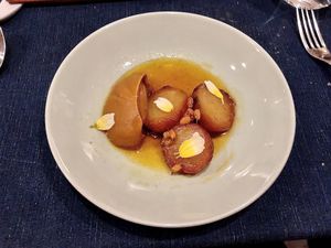 Vegan tasting menu  at Flat Three  in West London