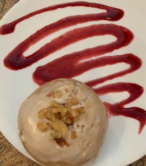 Maple doughnut at The Gold Leaf in Fort Collins