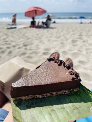 Chocolate cake  at Moringa Fresh and Wild  in Puerto Escondido