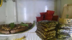 Raw vegan desserts! They have lime pies, chocolate pies, maca-spirulina energy bars, truffles, peanut butter cups, etc. at Moringa Fresh and Wild  in Puerto Escondido