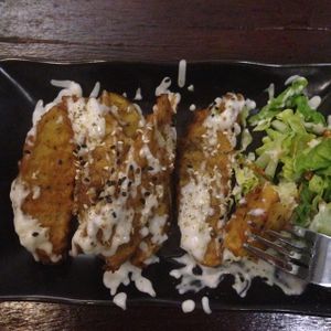 most delicious potato wedges  at Sushi Kitchen in Penang