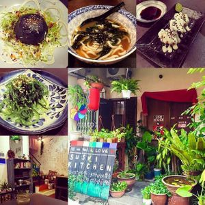 MUST TRY ! No matter sushi or hot food! All so delicious! at Sushi Kitchen in Penang