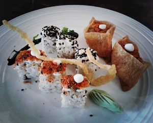 Selection of appetisers at Sushi Kitchen in Penang