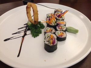 2 x Rainbow Sushi 12pcs - RM20 at Sushi Kitchen in Penang