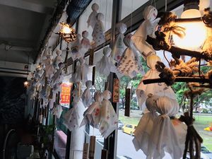 Interior deco , handcrafted by owner at Sushi Kitchen in Penang