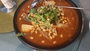 Veg beef pot at Shuizhong Liansushi - Lotus Veg in Suzhou