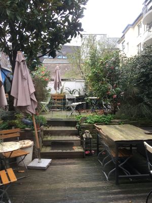 Begrünter Innenhof  at Cafe Kogi in Cologne