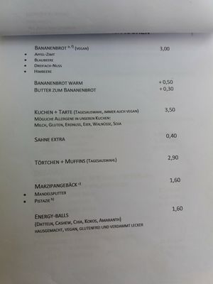 Menu 7 at Cafe Kogi in Cologne