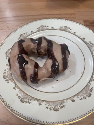Maple-choco donutts  at Smack Dab in Chicago