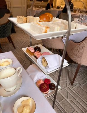   at The Tea Room at The Midland Hotel in Manchester