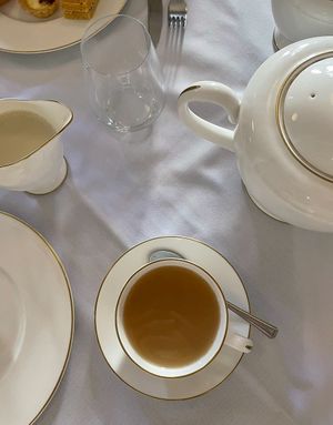   at The Tea Room at The Midland Hotel in Manchester