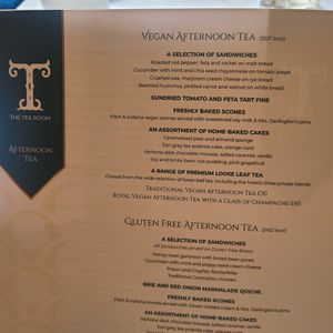  at The Tea Room at The Midland Hotel in Manchester