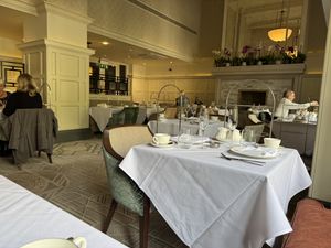 Beautiful room  at The Tea Room at The Midland Hotel in Manchester