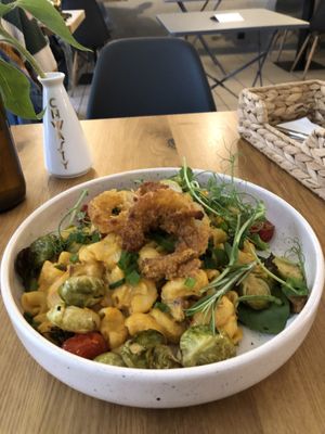 The mac and cheese😄 at Wilk Syty in Wroclaw