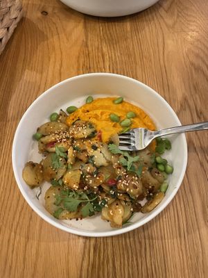 Potato salad  at Wilk Syty in Wroclaw