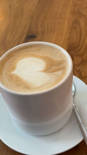 coffee with currant syrup - delicious  at Wilk Syty in Wroclaw