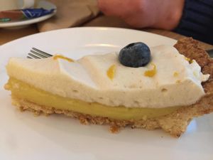 lemon pie at Wilk Syty in Wroclaw