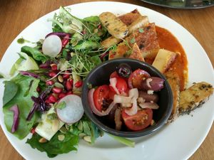 fritata at Wilk Syty in Wroclaw