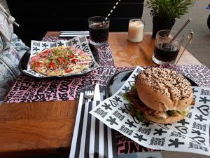 Menu at Vegan Junk Food Bar - 2D in Amsterdam