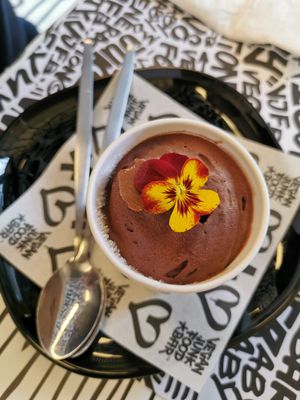 Chocolate ice-cream at Vegan Junk Food Bar - 2D in Amsterdam