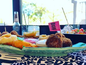 Sumo plate (19€) at Vegan Junk Food Bar - 2D in Amsterdam