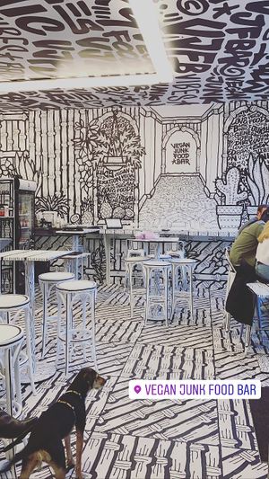   at Vegan Junk Food Bar - 2D in Amsterdam
