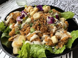 Caesar salad  at Vegan Junk Food Bar - 2D in Amsterdam