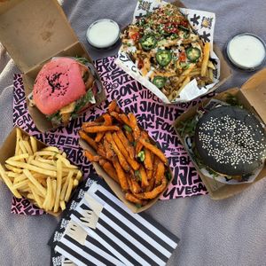 Vegan picknick😋  at Vegan Junk Food Bar - 2D in Amsterdam