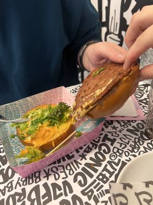 No bacon as well  at Vegan Junk Food Bar - 2D in Amsterdam