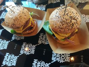 Notorious SUMO burgers at Vegan Junk Food Bar - 2D in Amsterdam