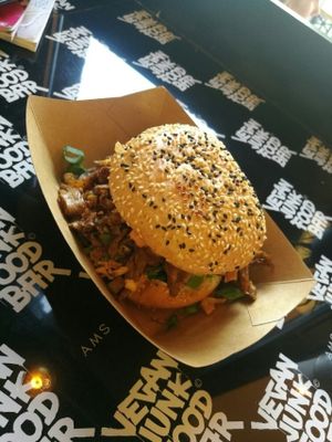 Classic Shawarma sandwich  at Vegan Junk Food Bar - 2D in Amsterdam