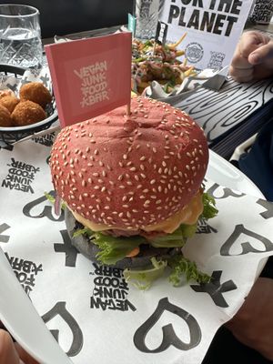 VJFB Cruelty Free burger   at Vegan Junk Food Bar - 2D in Amsterdam