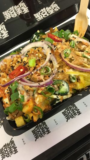This loaded kapsalon was too much my tiny stomache could endure but the best I've ever had at Vegan Junk Food Bar - 2D in Amsterdam