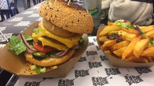 Notorious SUMO Burger at Vegan Junk Food Bar - 2D in Amsterdam