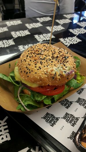 VJFB burger  at Vegan Junk Food Bar - 2D in Amsterdam