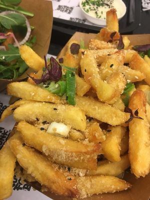 fries at Vegan Junk Food Bar - 2D in Amsterdam