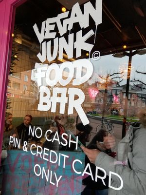 ): at Vegan Junk Food Bar - 2D in Amsterdam