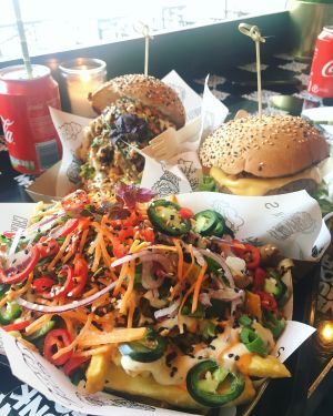So much goodness at Vegan Junk Food Bar - 2D in Amsterdam