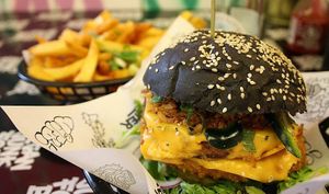I’ve never had a burger this good. It was totally AMAZING!  at Vegan Junk Food Bar - 2D in Amsterdam